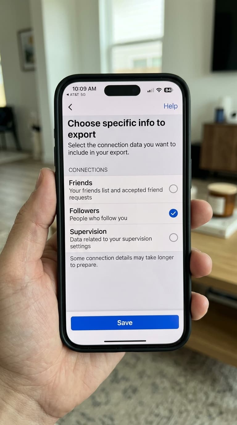 Select Followers connections