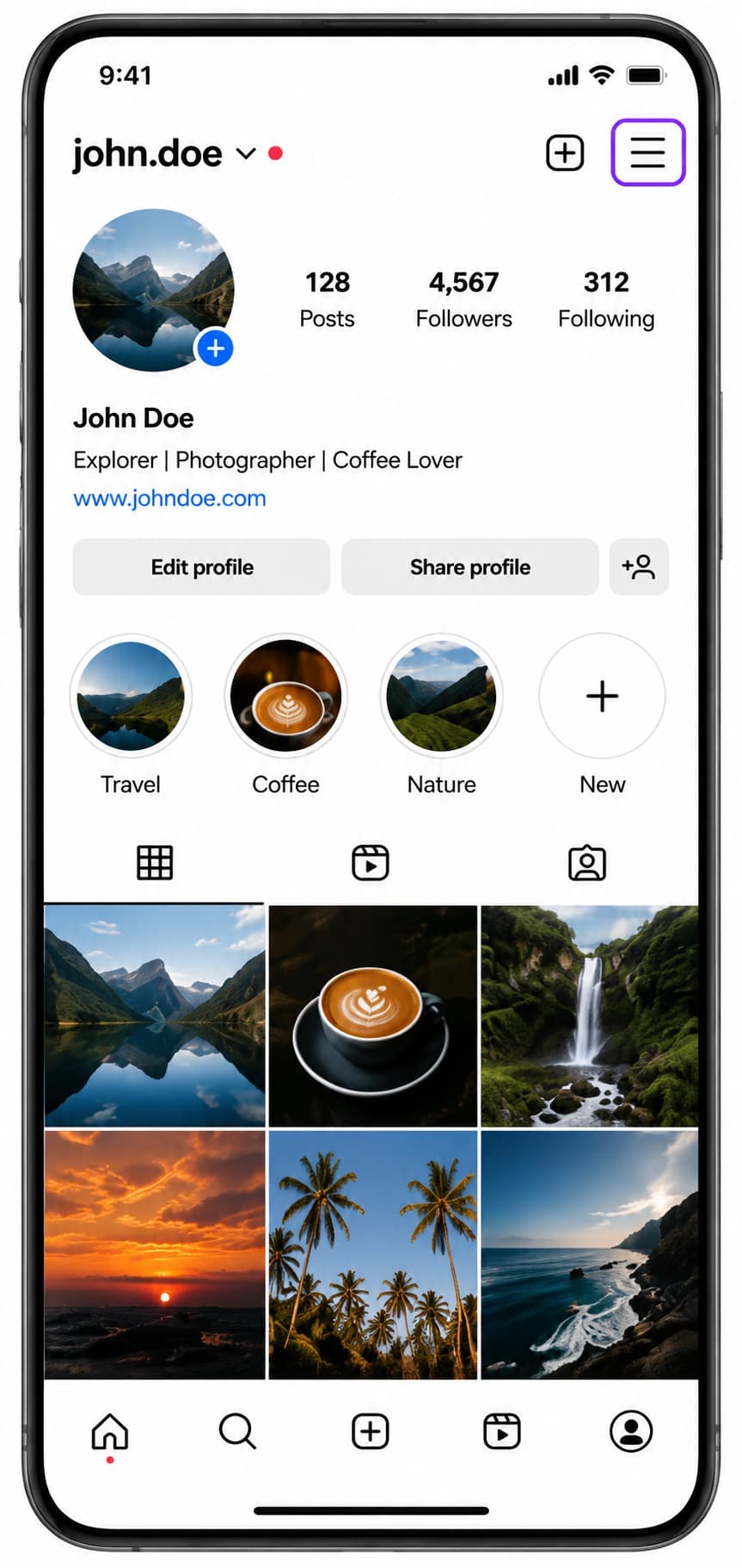 Open Instagram